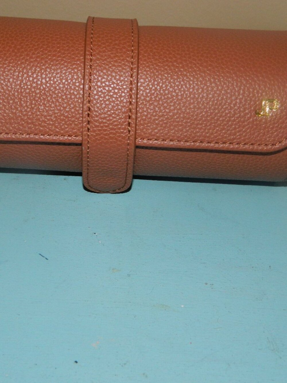 Mark & Graham Travel Watch Roll Camel "JP" Mono